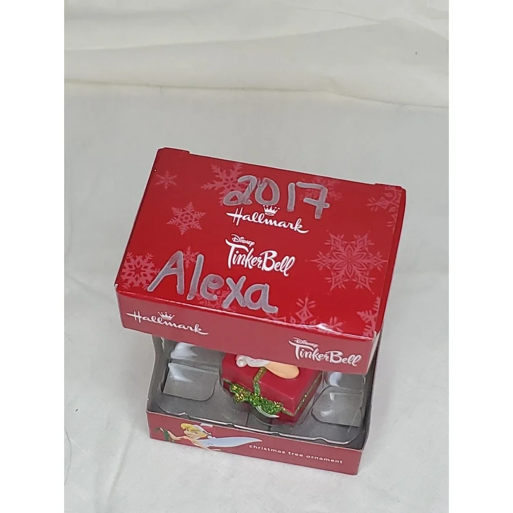 Disney Tinkerbell Hallmark Christmas Tree Ornament (2017?) Fairy/Magic/Peterpan